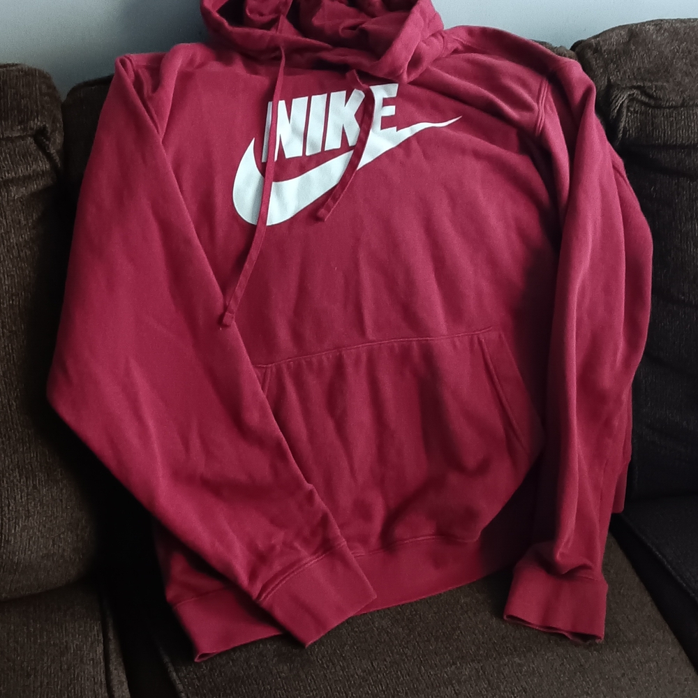 Nike Men's Red Hoodie